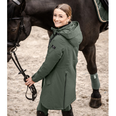 Parka d'équitation ELT hiver Performance Ontario Olive foncé Kaki Parka d'équitation ELT hiver Performance Ontario Olive foncé Kaki