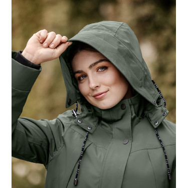 Parka d'équitation ELT hiver Performance Ontario Olive foncé Kaki Parka d'équitation ELT hiver Performance Ontario Olive foncé Kaki