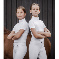 Polo de concours ELT Hailey Blanc Polo de concours ELT Hailey Blanc
