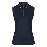 Mouwloze technische polo ELT Paris Diepblauw