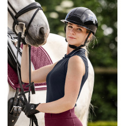 Mouwloze technische polo ELT Paris Diepblauw