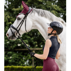 Mouwloze technische polo ELT Paris Diepblauw