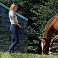 Rijbroek Nordic Performance Horze met siliconengrip Donkerblauwe peacoat Rijbroek Nordic Performance Horze met siliconengrip Donkerblauwe peacoat