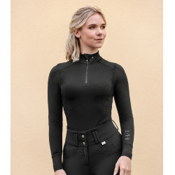 Functioneel ELT Milano T-shirt met rits Zwart