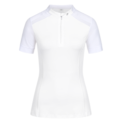 Functioneel ELT-rits-T-shirt Nancy Wit Functioneel ELT-rits-T-shirt Nancy Wit