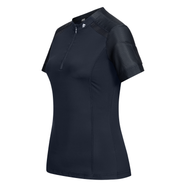 Functioneel ELT-rits-T-shirt Nancy Diepblauw Functioneel ELT-rits-T-shirt Nancy Diepblauw