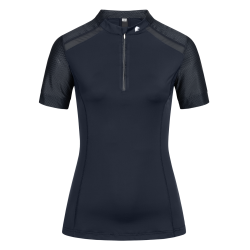 Functioneel ELT-rits-T-shirt Nancy Diepblauw Functioneel ELT-rits-T-shirt Nancy Diepblauw