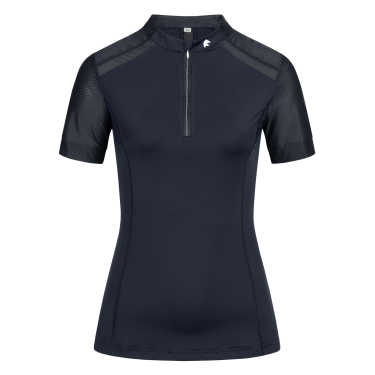 T-shirt zippé ELT fonctionnel Nancy Bleu profond