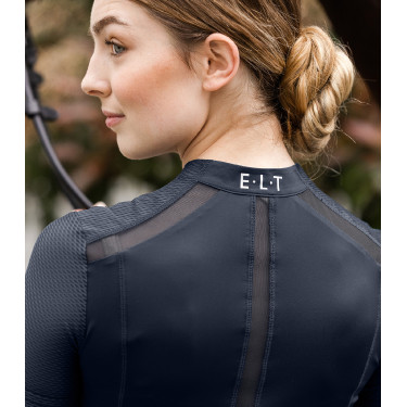 T-shirt zippé ELT fonctionnel Nancy Bleu profond