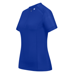 T-shirt zippé ELT fonctionnel Nancy Bleu saphir