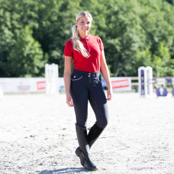 Rijbroek Nordic Performance Horze met siliconengrip Donkerblauwe peacoat Rijbroek Nordic Performance Horze met siliconengrip Donkerblauwe peacoat