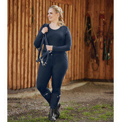 Pantalon d'équitation ELT Dahlia Silikon Bleu nocturne