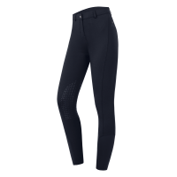 Pantalon d'équitation ELT Essential grip genoux enfant Bleu profond