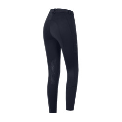 Pantalon d'équitation ELT Essential grip genoux enfant Bleu profond
