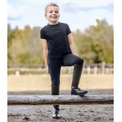 Pantalon d'équitation ELT Essential grip genoux enfant Bleu profond Pantalon d'équitation ELT Essential grip genoux enfant Bleu profond