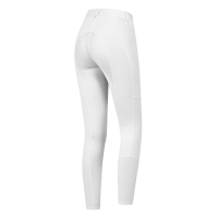 Pantalon d'équitation ELT Essential silicone enfant Blanc