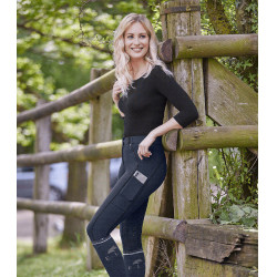 Pantalon d'équitation ELT Fenja Bleu nocturne Pantalon d'équitation ELT Fenja Bleu nocturne