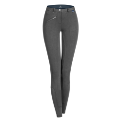 Pantalon d'équitation ELT Fun Sport silicone enfant Asphalte Gris Pantalon d'équitation ELT Fun Sport silicone enfant Asphalte Gris