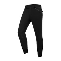 Pantalon d'équitation ELT Mailo grip genoux homme Noir