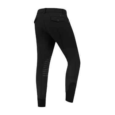 Pantalon d'équitation ELT Mailo grip genoux homme Noir Pantalon d'équitation ELT Mailo grip genoux homme Noir
