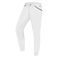 Pantalon d'équitation ELT Mailo grip genoux homme Blanc Pantalon d'équitation ELT Mailo grip genoux homme Blanc