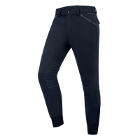 Pantalon d'équitation ELT Mailo grip genoux homme Bleu profond