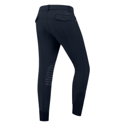 Pantalon d'équitation ELT Mailo grip genoux homme Bleu profond