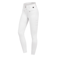 Pantalon d'équitation ELT Maja Glam Curved taille haute Blanc