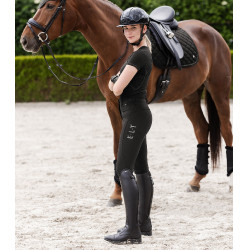 Rijbroek ELT Mathilda Glam met hoge taille Zwart