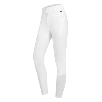 Pantalon d'équitation ELT Mathilda Glam taille haute Blanc