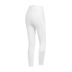 Pantalon d'équitation ELT Mathilda Glam taille haute Blanc