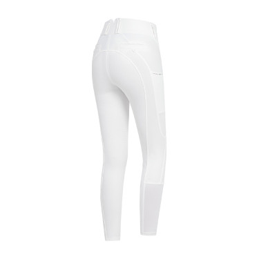 Pantalon d'équitation ELT Mathilda Glam taille haute Blanc