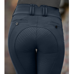 Pantalon d'équitation ELT Mathilda Glam taille haute Bleu profond