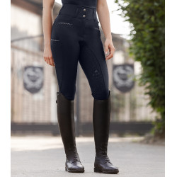 Pantalon d'équitation ELT Mathilda Glam taille haute Bleu profond