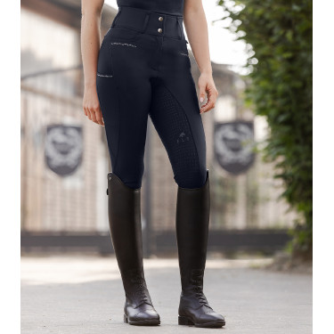 Rijbroek ELT Mathilda Glam met hoge taille Diepblauw