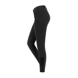 Pantalon d'équitation ELT Micro grip genoux Noir