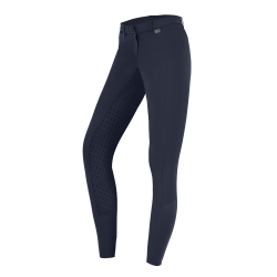 Pantalon d'équitation ELT Micro Sport silicone Bleu nocturne