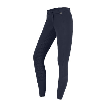 Pantalon d'équitation ELT Micro Sport silicone Bleu nocturne