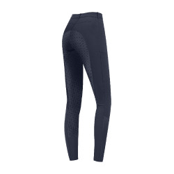 Pantalon d'équitation ELT Micro Sport silicone Bleu nocturne