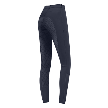 Pantalon d'équitation ELT Micro Sport silicone Bleu nocturne