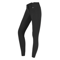 Pantalon d'équitation ELT Micro Sport silicone taille haute Noir