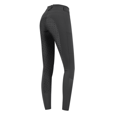 Pantalon d'équitation ELT Micro Sport silicone taille haute Asphalte Gris Pantalon d'équitation ELT Micro Sport silicone taille haute Asphalte Gris