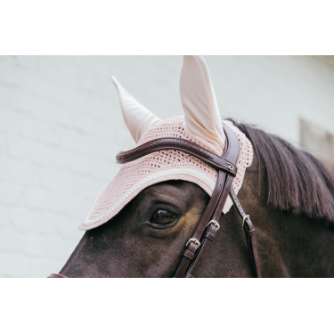 Bonnet Wellington Gevlochten Koord Kentucky Lichtroze