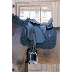 Tapis de selle Metal Chain Dressage Kentucky Noir