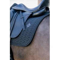 Tapis de selle Metal Chain Dressage Kentucky Noir