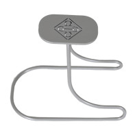 Porte Casque en Acier Grooming Deluxe by Kentucky Argent