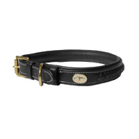 Gevlochten Hondenhalsband Dy'on Zwart
