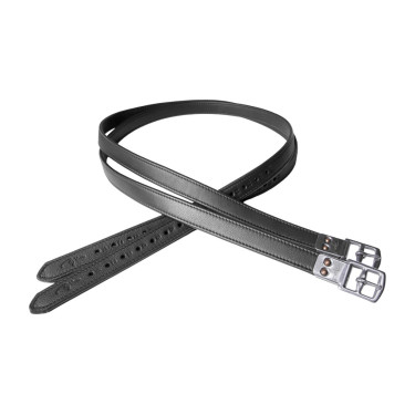 Etrivières en Cuir Soft Premium Dy'on Noir