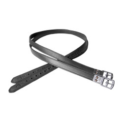 Soft Premium Lederen Beugelriemen Dy'on Zwart