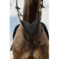 Martingale Pleine en Cuir Souple Dy'on New English Collection Noir